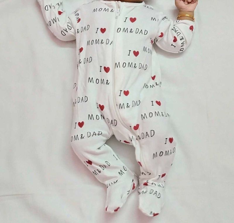 I Love Mom &amp; Dad Baby Onesie