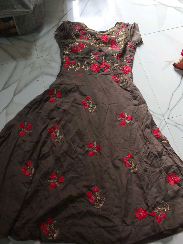 New Gown Dupatta Set