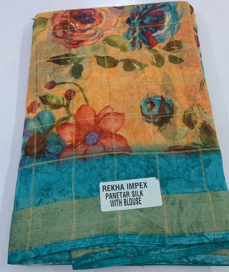 Floral Panetar Silk Saree