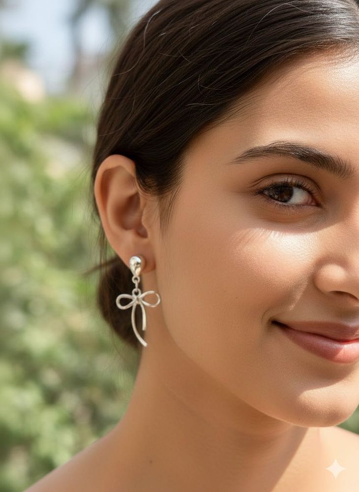 Bow Drop Earrings