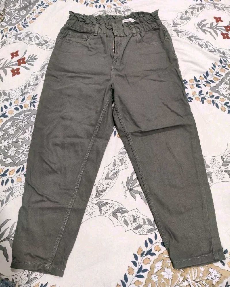 Zudio Olive Greeen Pants