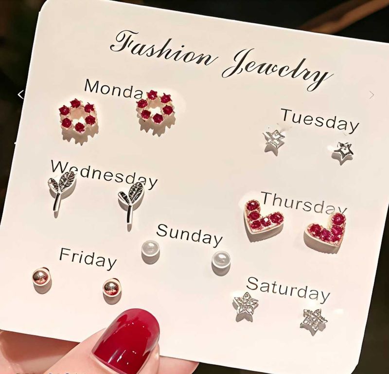 6 Piece Tops Earings
