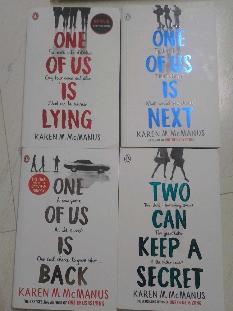 One Of Us Is Lying Set. New Unused