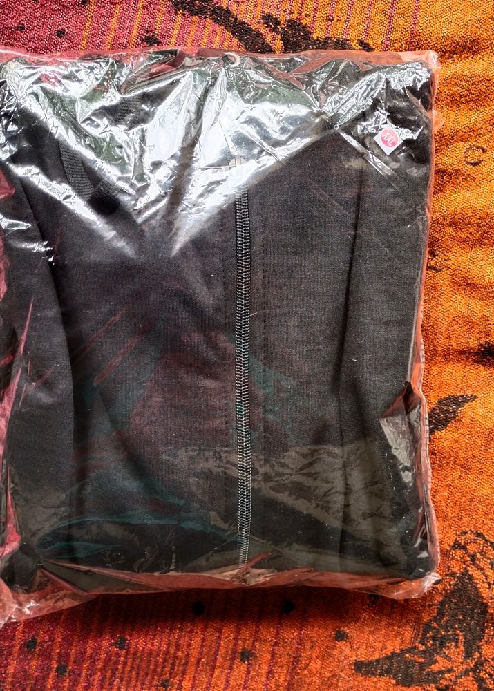 Black  Hoodies Winter Jacket