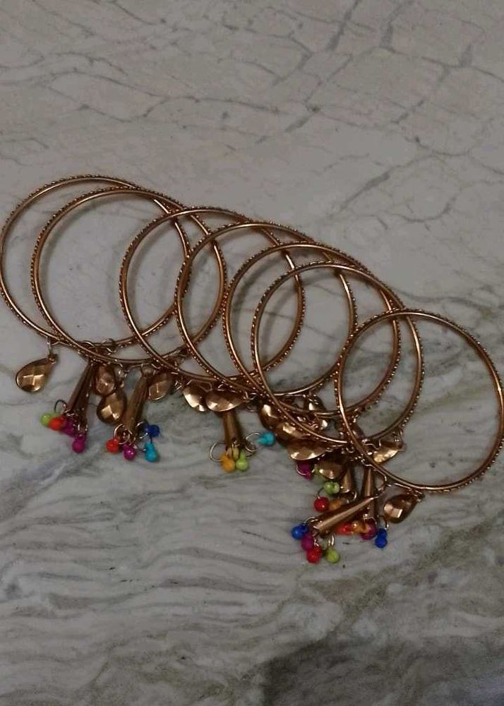 Set of Gold Tone Bangles