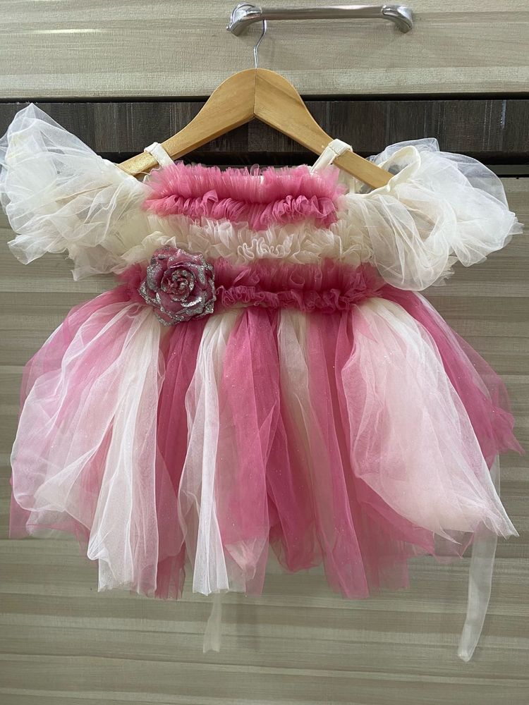 Cute Pink Tulle Dress