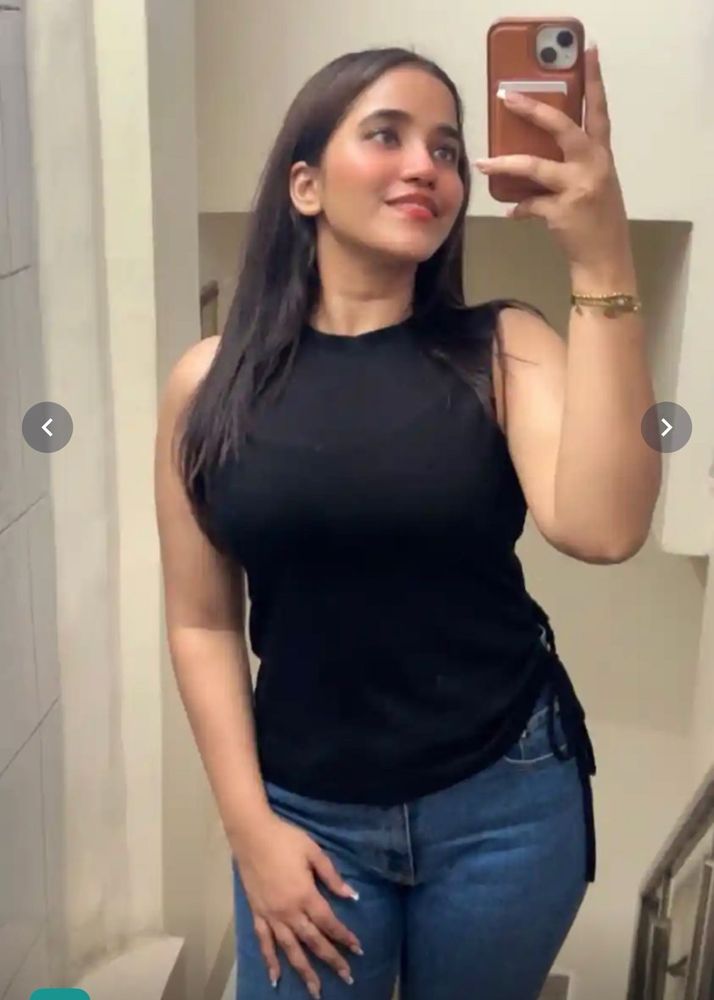 Sleeveless Black Top