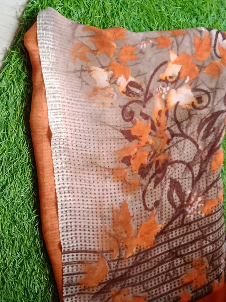 beautiful flower saree