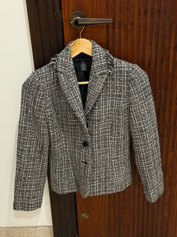 Apostrophe Tweed Blazer (XS size)