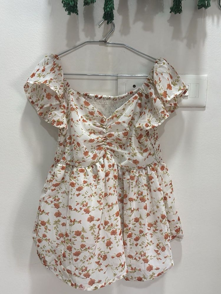 Floral Off-Shoulder Top