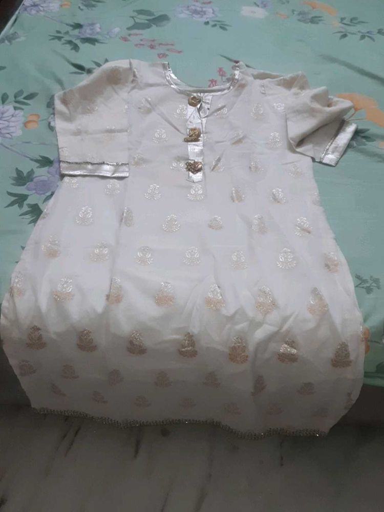 Elegant White Kurta