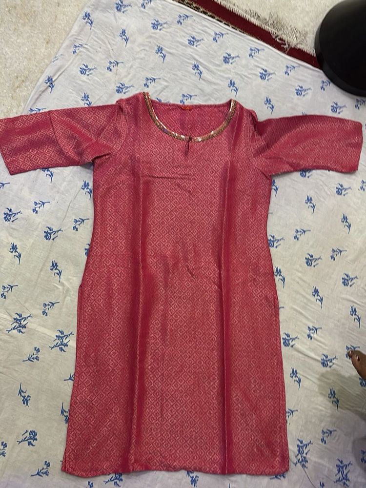 Pink Kurta