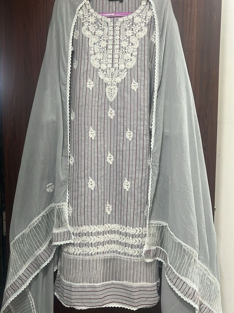 Classy Pure Cotton Grey Kurta Sets