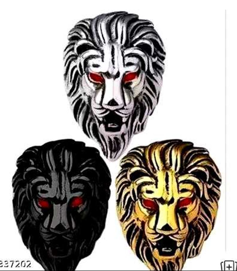Lion Head Rings - Set of 1