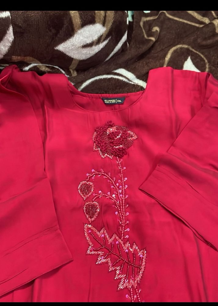 Kurta And Pant Two Pis Set No Duptta