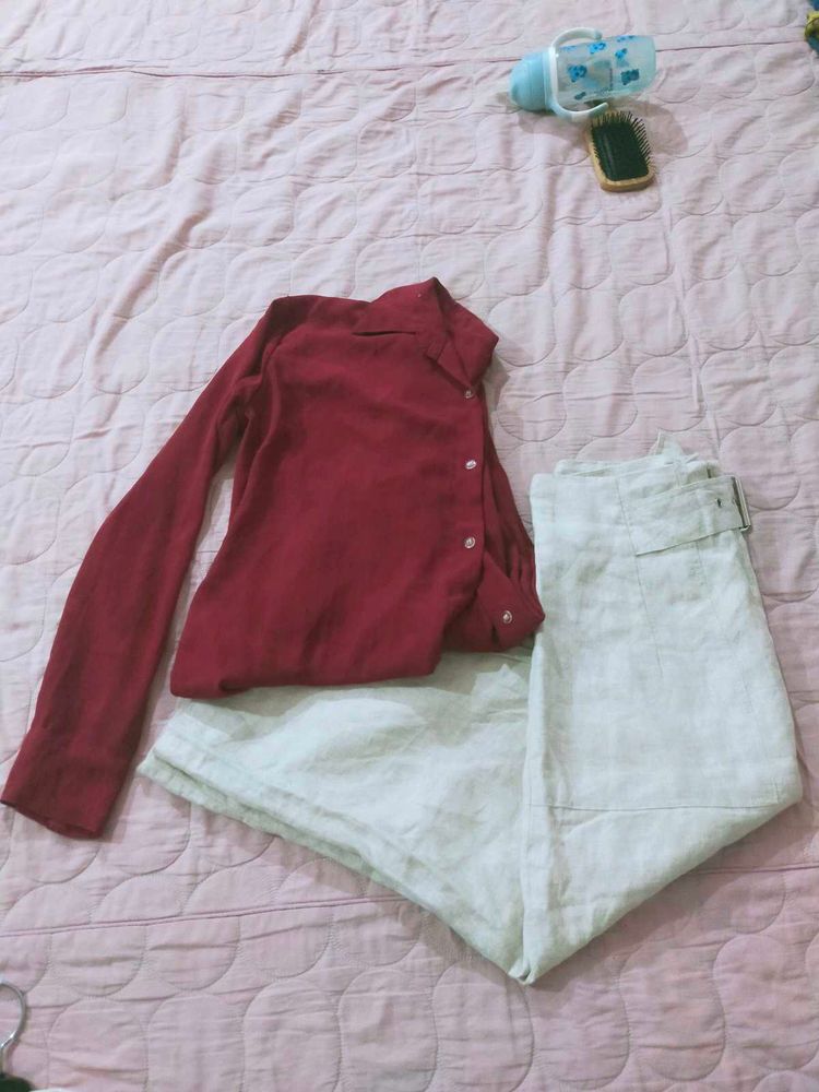 Skirt N T Shirt Set