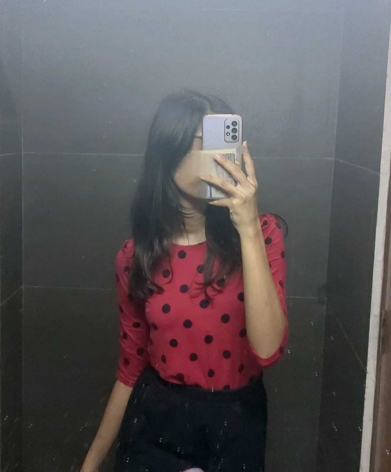 Max Polka Dot Top