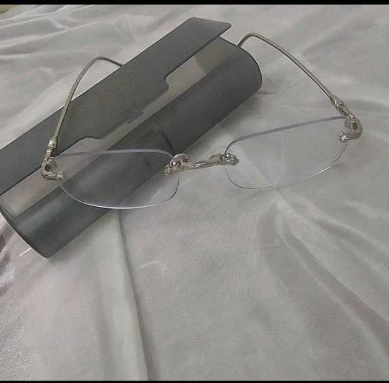 savana silver Rimless Glasses