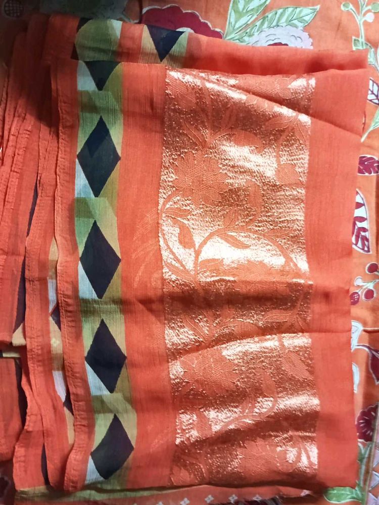 Elegant Orange Dupatta