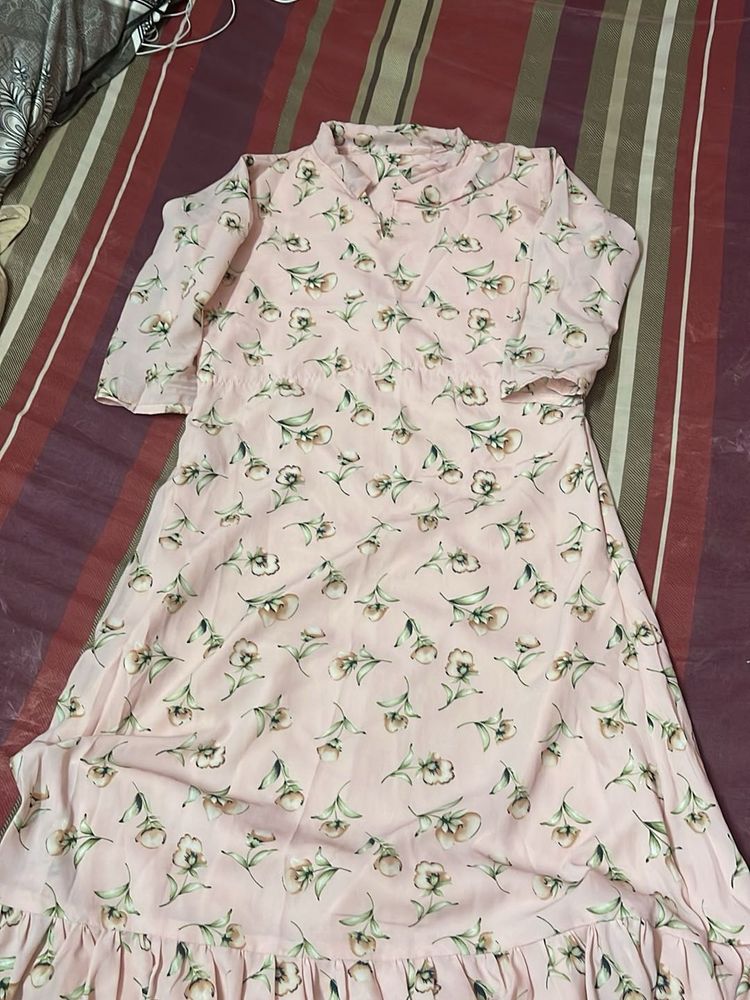Floral Print Casual Dress
