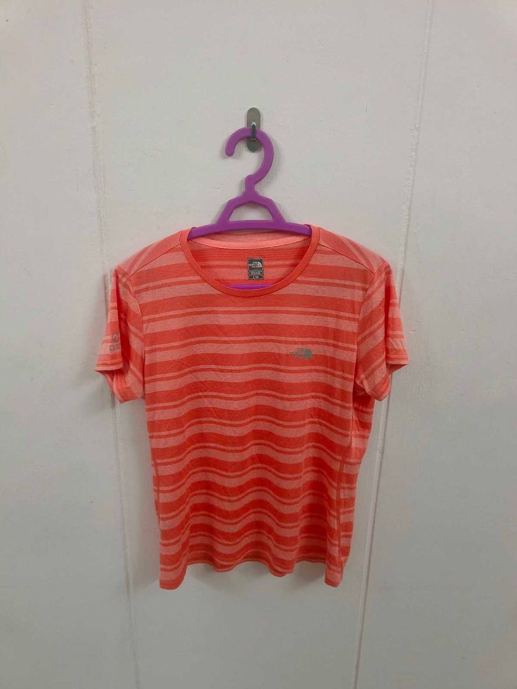 North Face Orange Luxury Unisex T Shirt