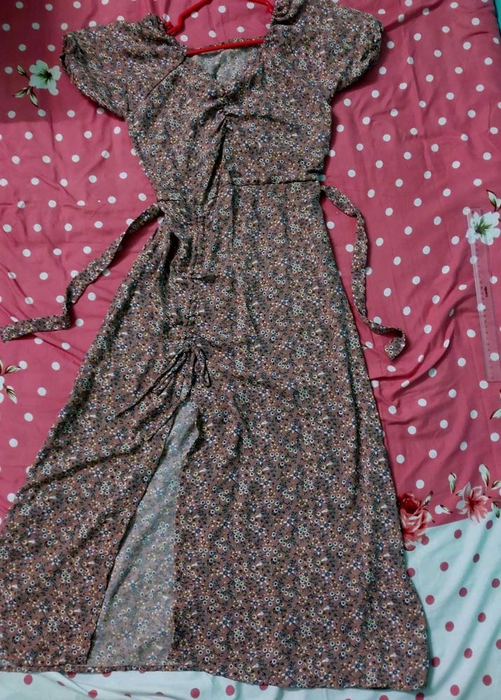 Floral Print Maxi Dress