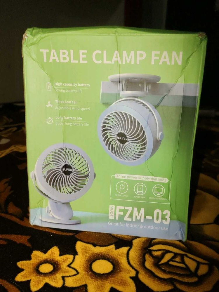 Table Clamp Fan - FZM-03