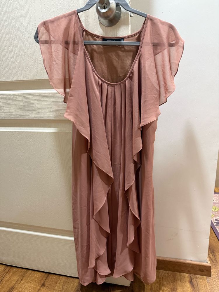 Van Heusen medium size Peach Color Party Dress