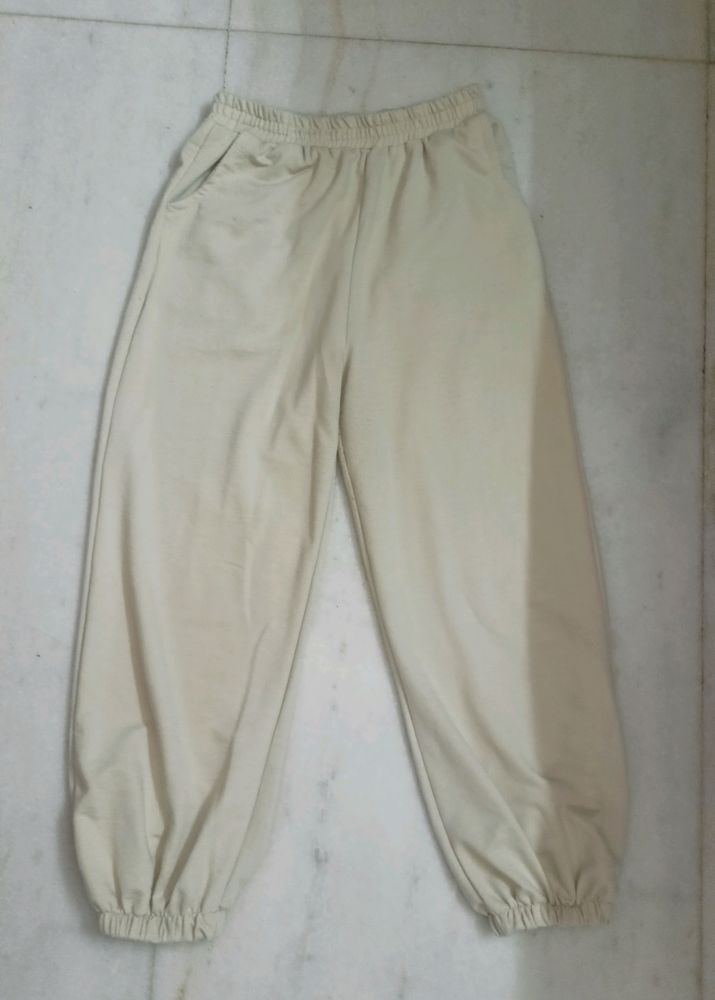 Beige Joggers