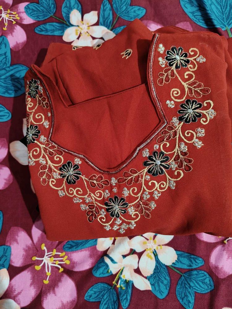 Elegant Red Kurta set