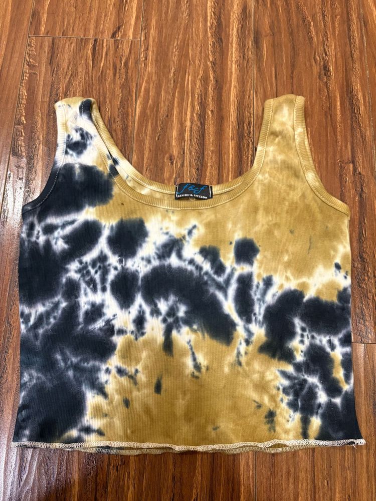 Tie Dye Crop Tank Top