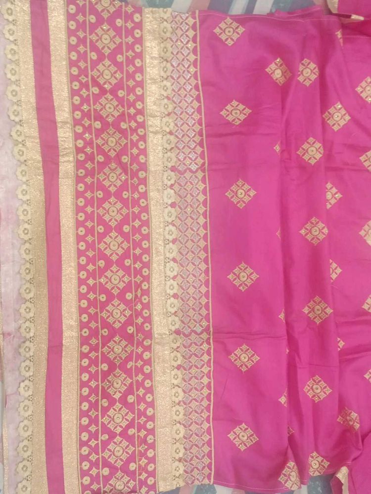 Pink Dress Material Boutique Style
