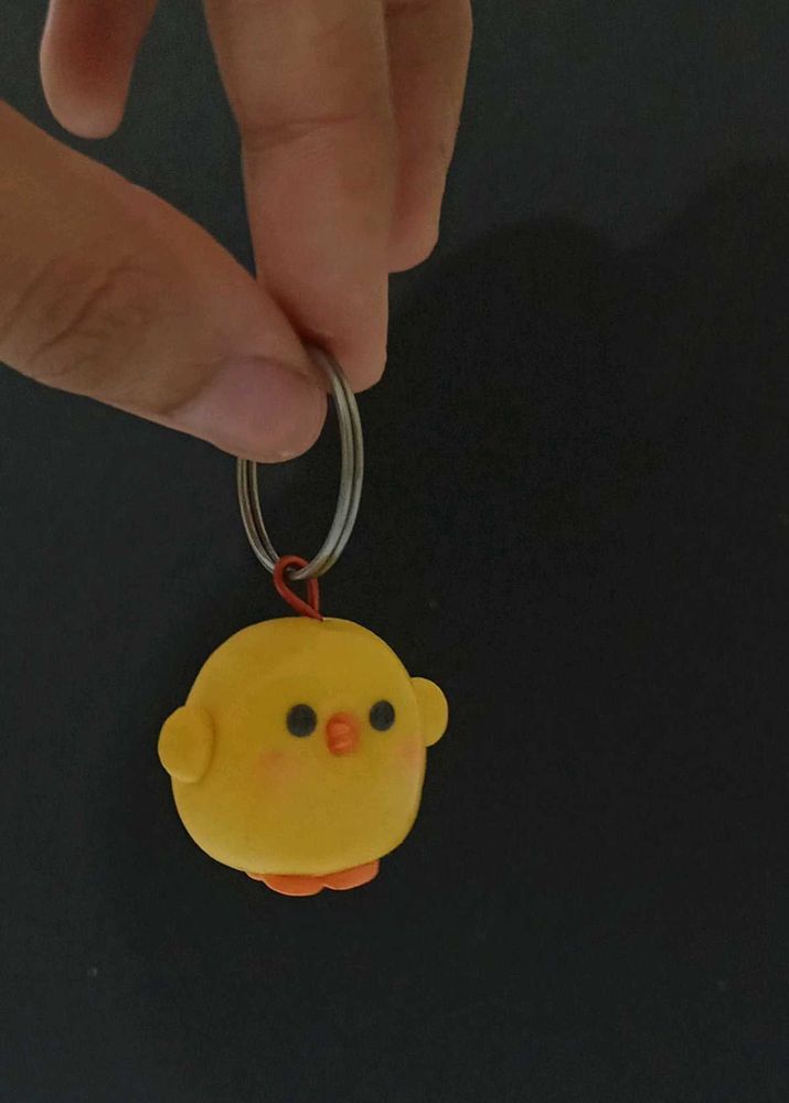 Cute Clay Keychain
