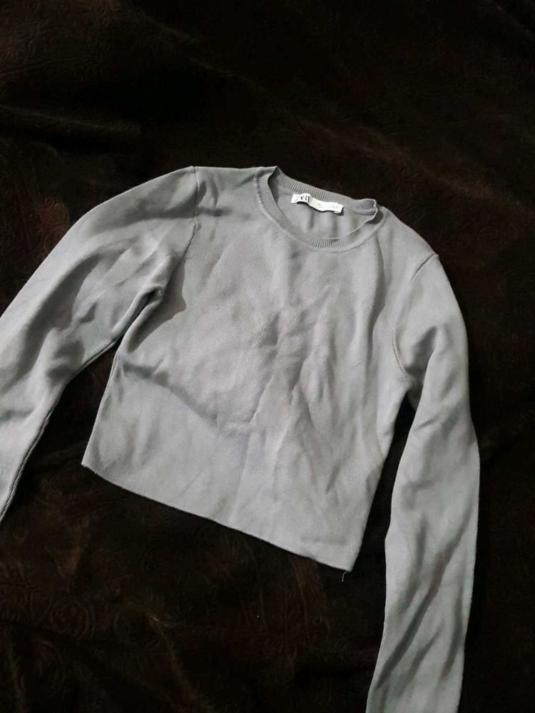 Woolen Crop Top