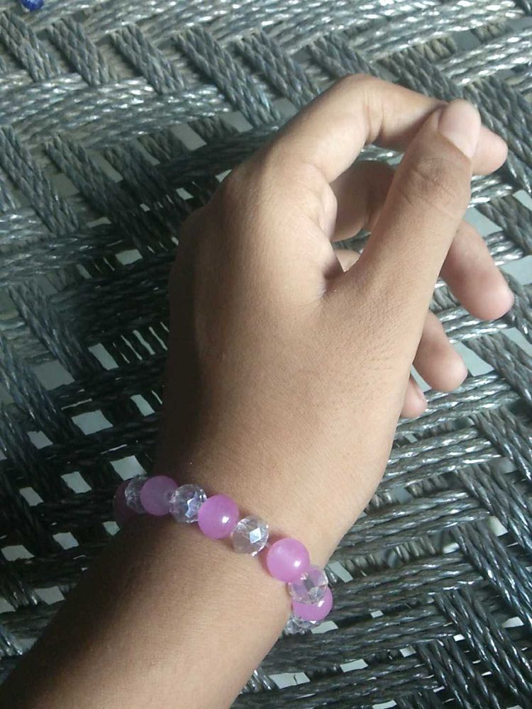A Simple Cute Purple Bracelet For Girls