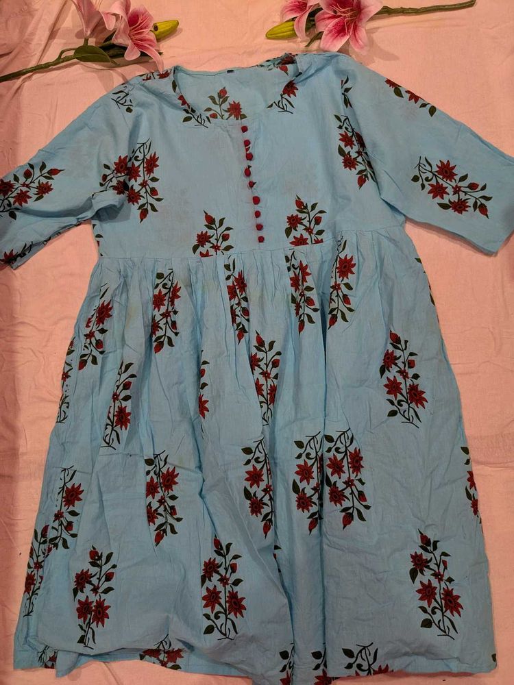 Cute Floral Print Dress