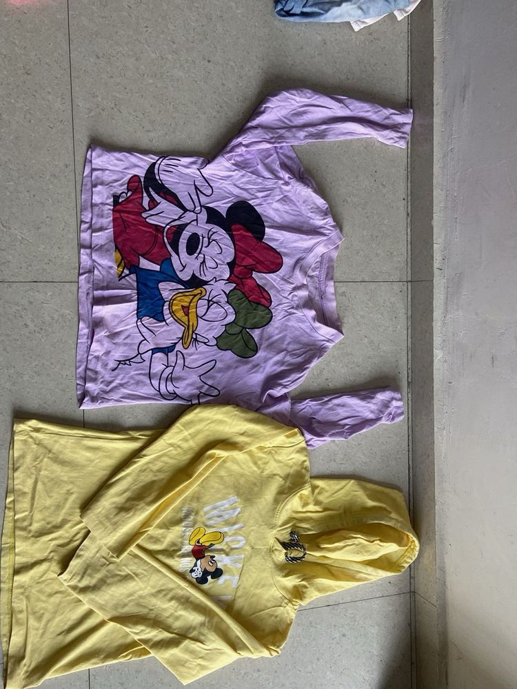 Mickey Mouse Graphic Tees - Set of 2