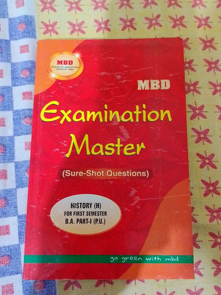 B.A Part 1, History First Semester MBD Guide