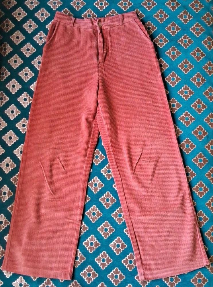 Peach Corduroy Pants
