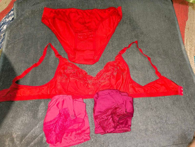Women Bra Panty Set Combo Of 12 Pices