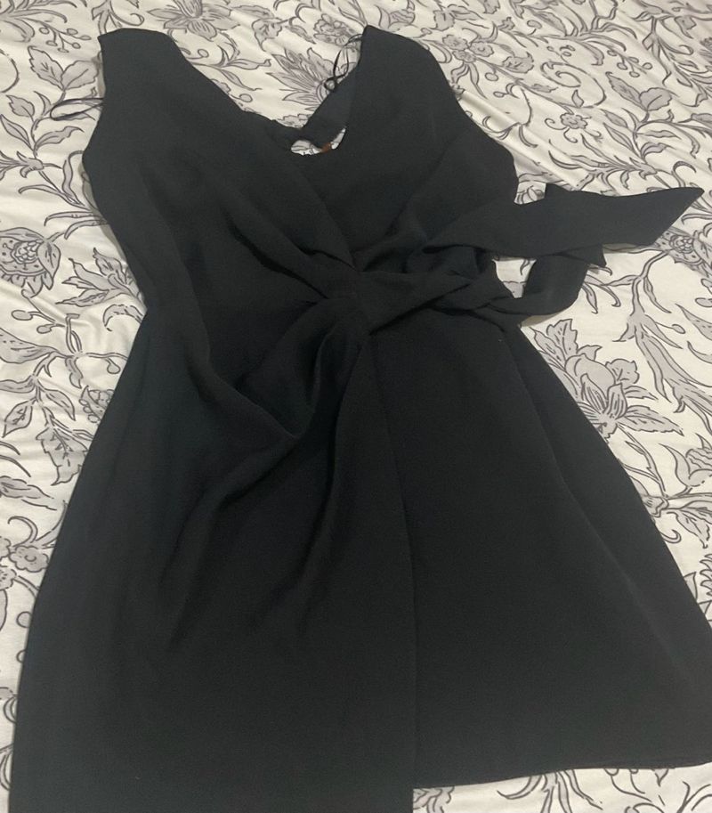 Skater Black Mini Dress