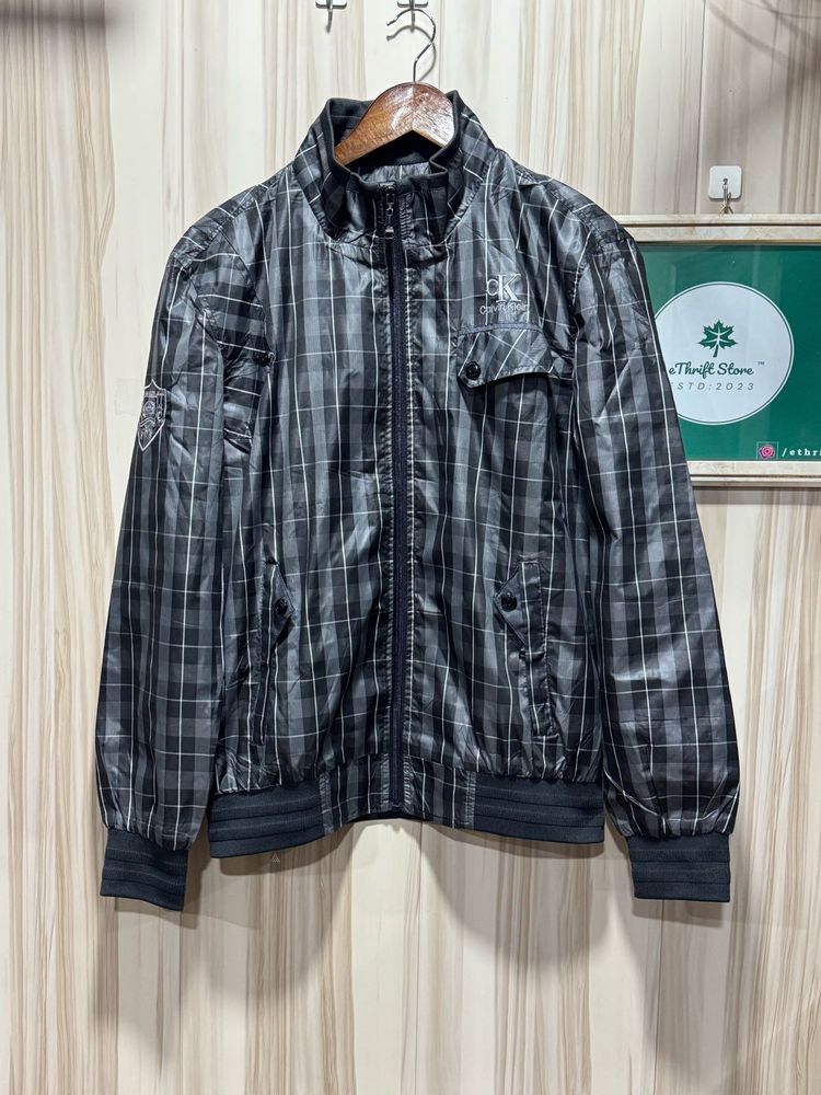 Calvin Klein Check Design Jacket