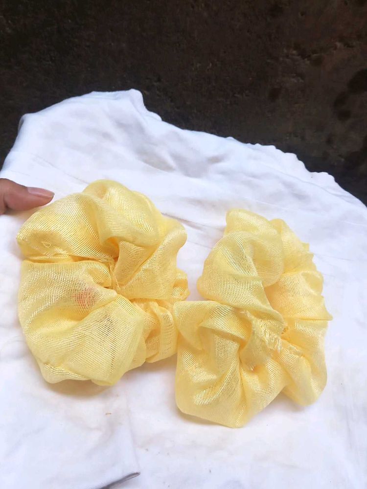 Yellow Scrunchie