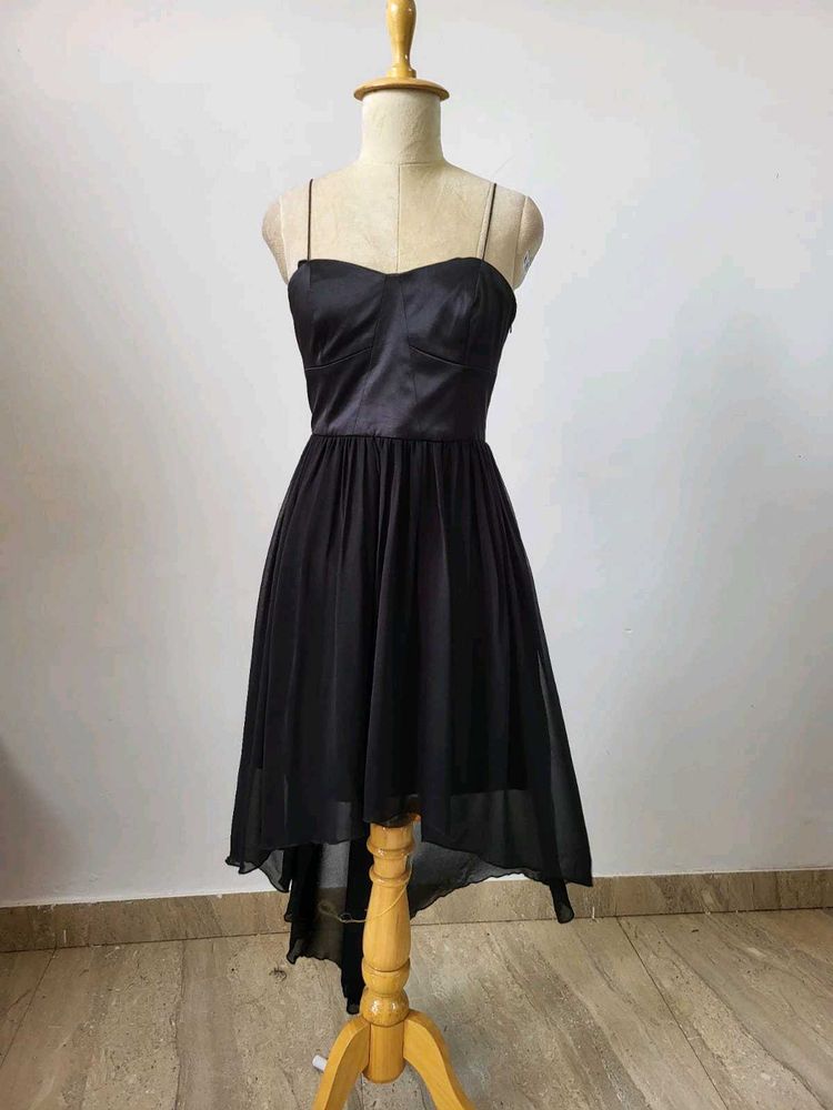 Black High-Low Dress
