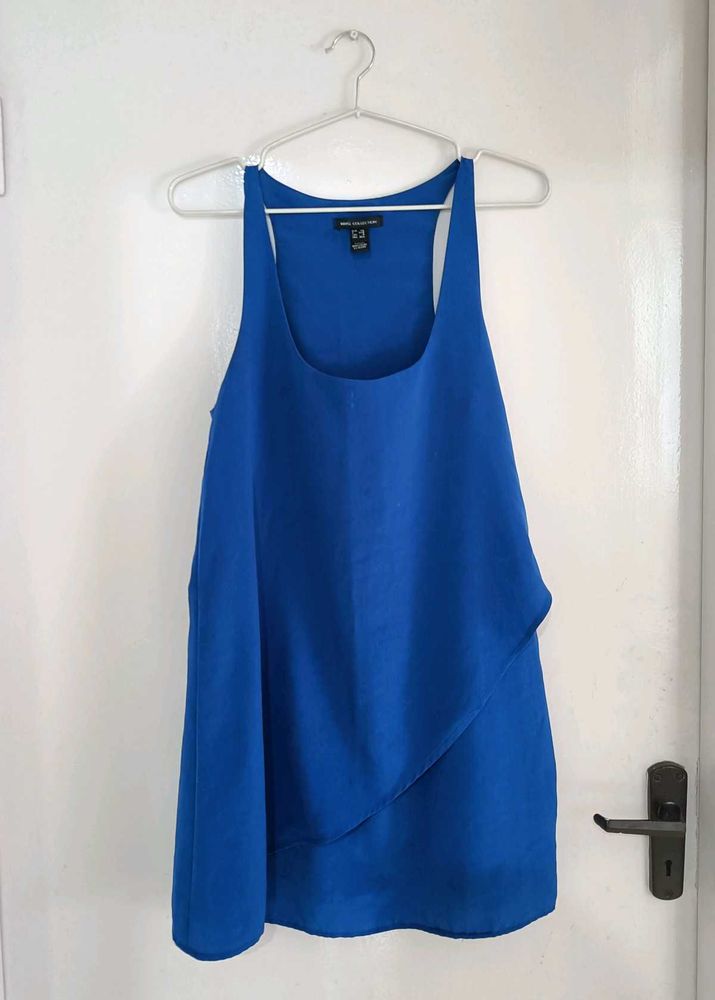 MNG Blue Assymetrical Quirky Dress