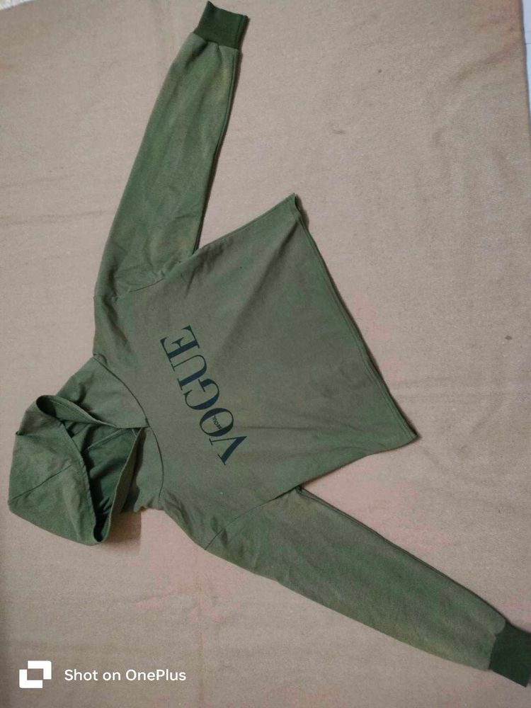 Olive Green Vogue Classic Hoodie