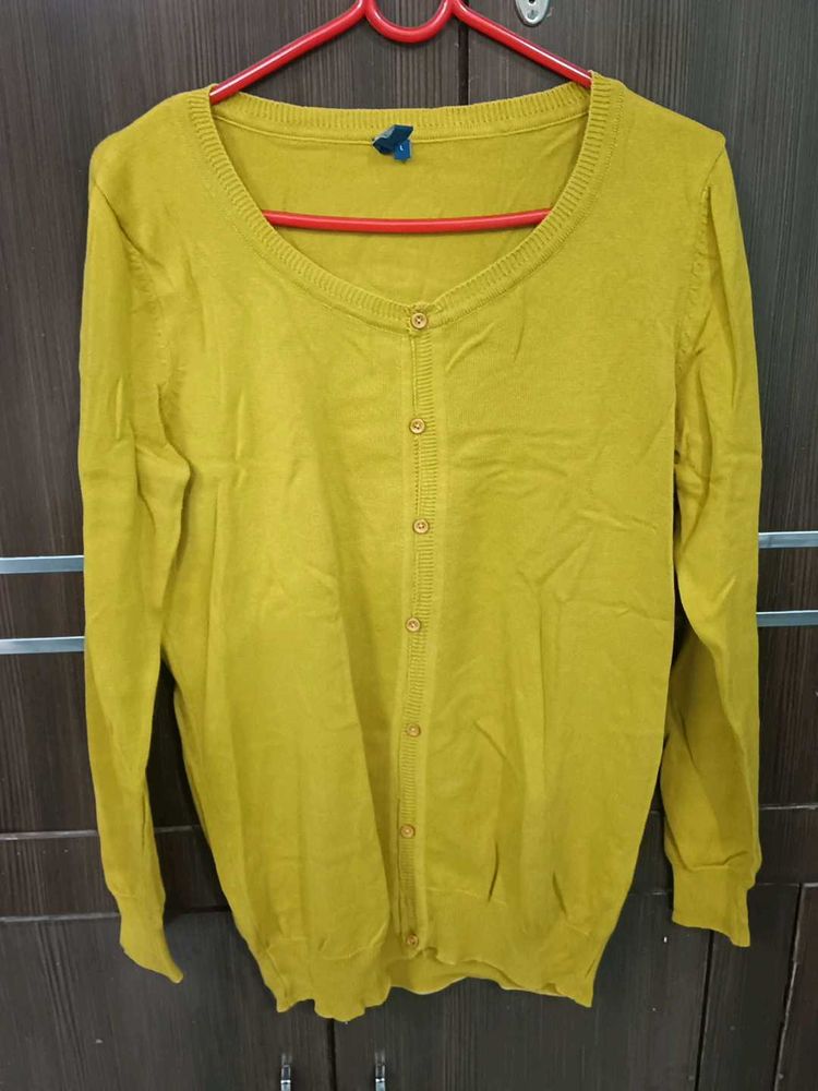 Mustard Cardigan