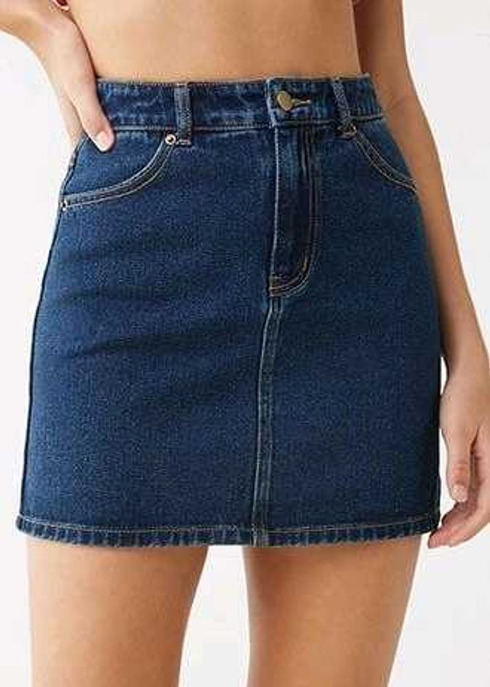 Blue Denim Skirt