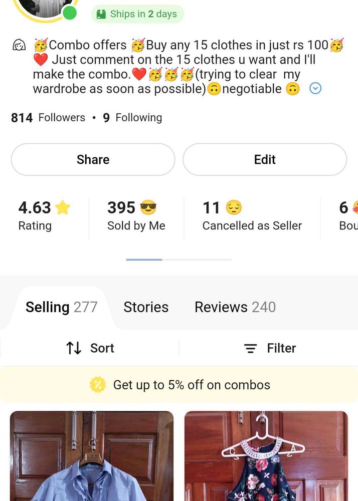 Clothing Bundle Deal - 15 Items for a Steal!