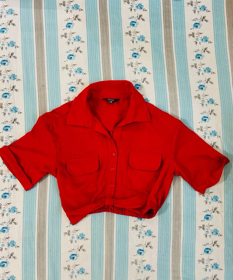 Crop Shirt-Top